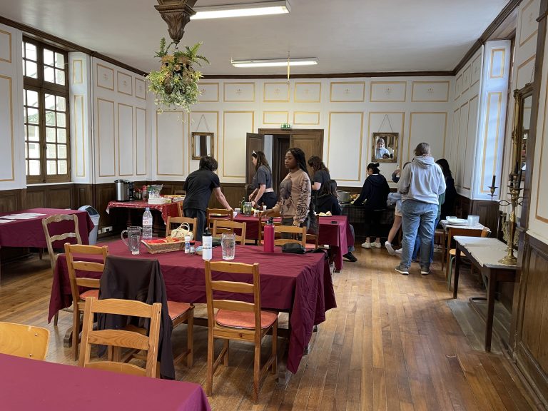 View of an EIAS campus dining room