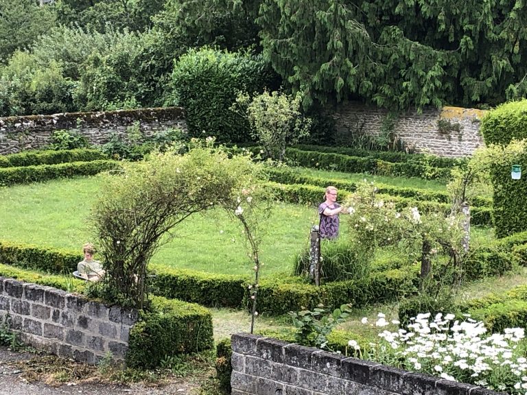 View of the EIAS campus garden